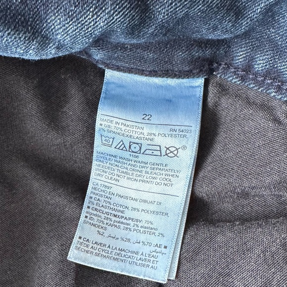 Old Navy Dark Denim Jeans sz 22 - Picture 11 of 11